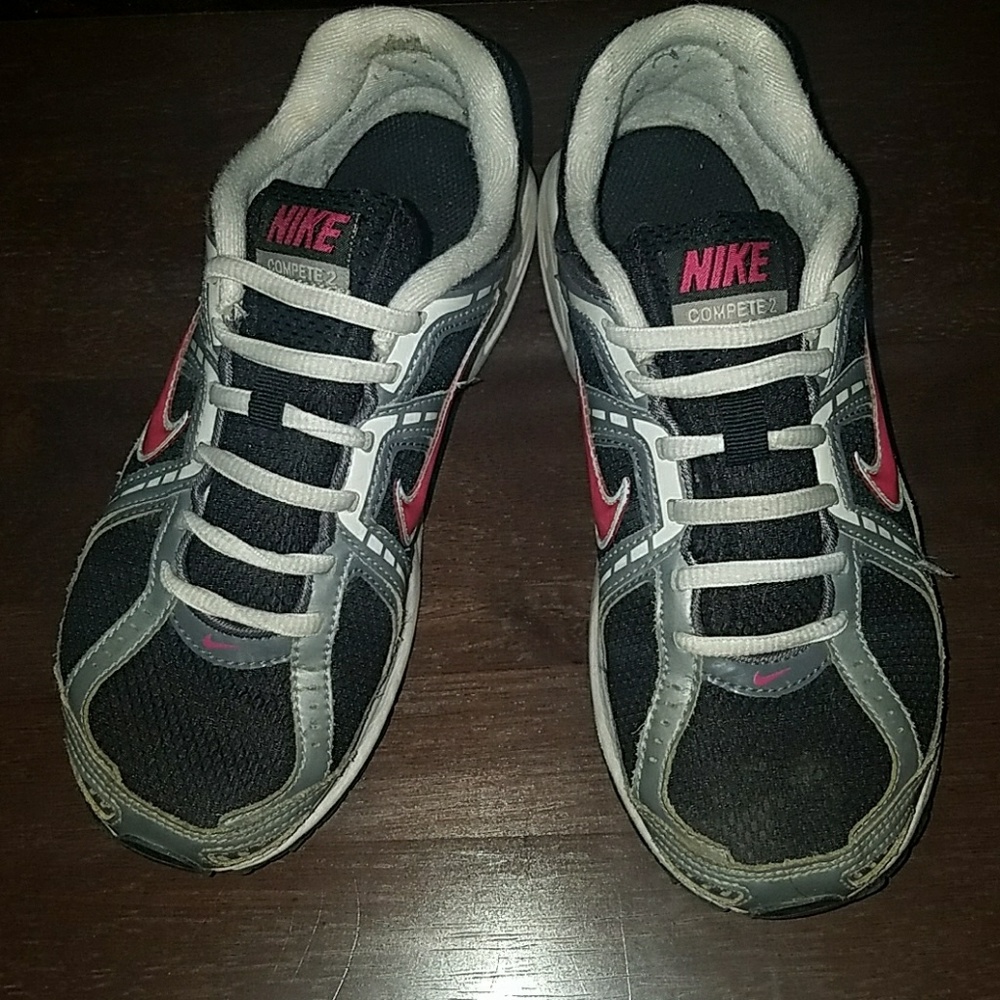 Nike Pink, Black, Silver Shoes